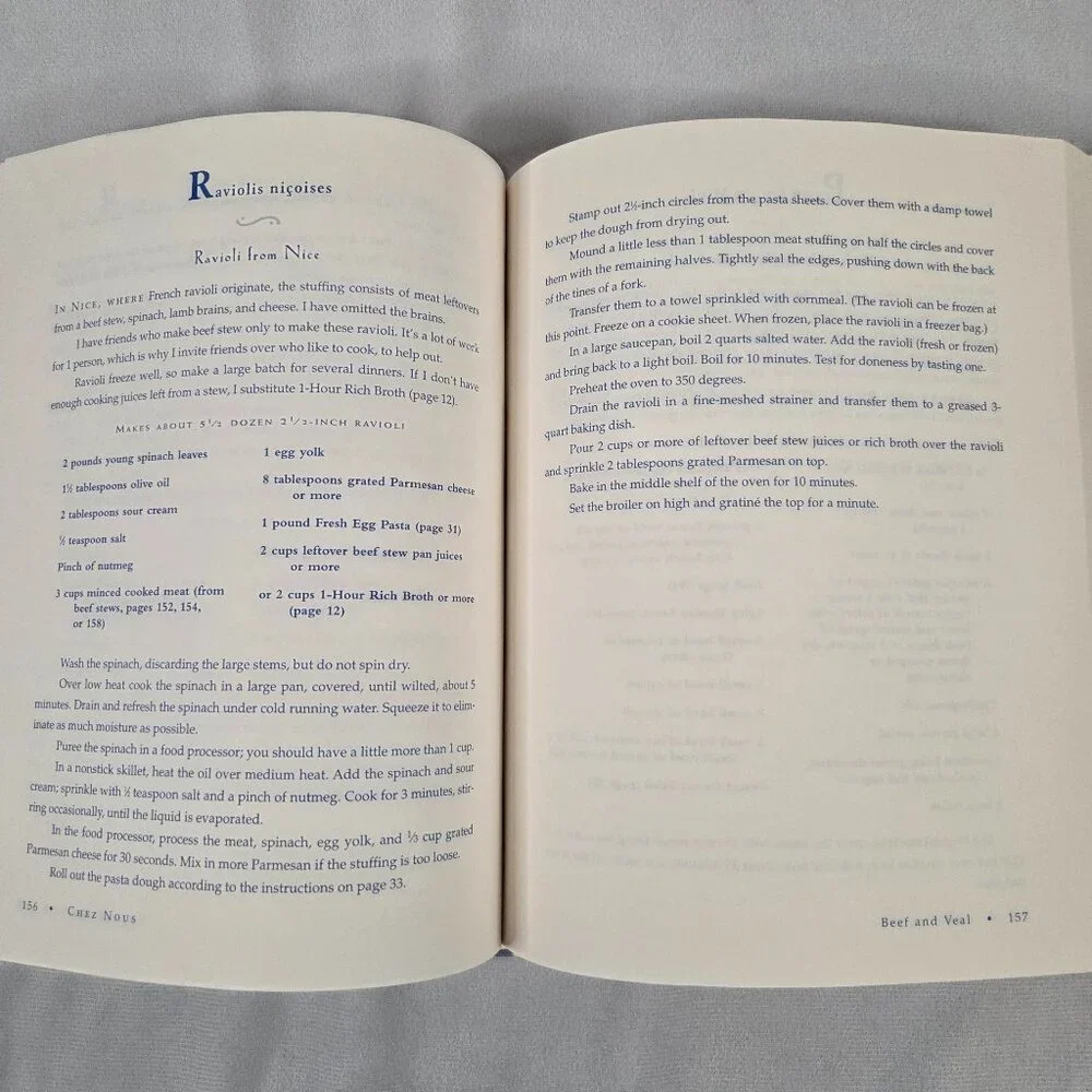 2 Cookbooks - 1. The New German Cookbook, 2. Chez Nous